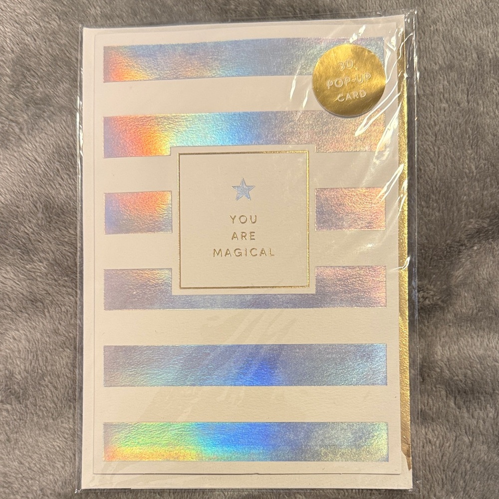 🌻 Hallmark “You Are Magical” Pop Up Unicorn Card NWT